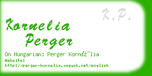 kornelia perger business card